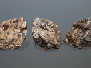 Desert rocks 3D Model