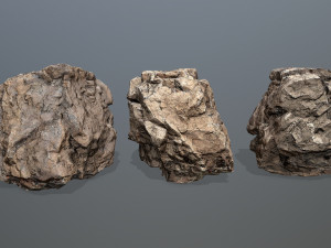 Desert rocks 3D 模型