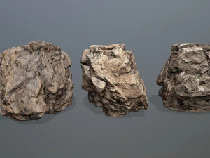 Desert rocks 3D Model