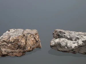 Desert rocks 3D Model
