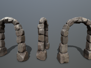 Wall set 3D 모델