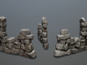 Wall set 3D Model