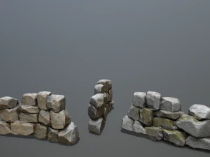 Wall set 3D Model