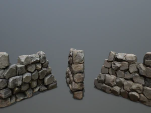 Wall set 3D Model