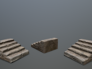 Wall set 3D 모델