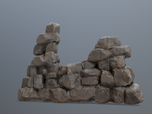 Wall set 3D 모델