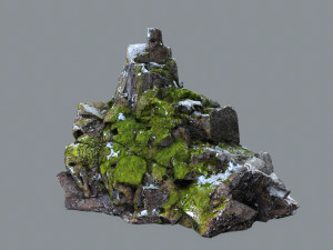 Snow rocks 3D Модель