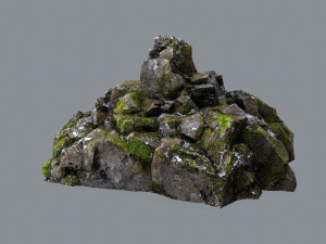 Snow rocks 3D Модель