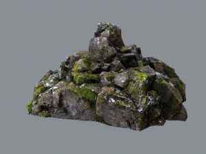 Снежные камни 3D Модель