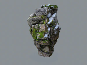 Снежные камни 3D Модель