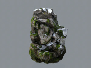 Snow rocks 3D Модель