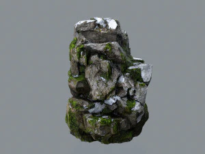 Снежные камни 3D Модель