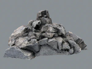 Cliff rocks 3D Model