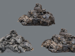 Cliff rocks 3D 模型