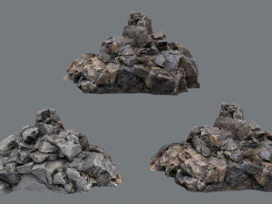 Cliff rocks 3D Model