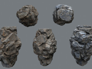 Cliff rocks 3D 模型