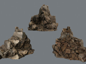 Cave rocks 3D-Modell