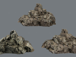 Cave rocks 3D-Modell