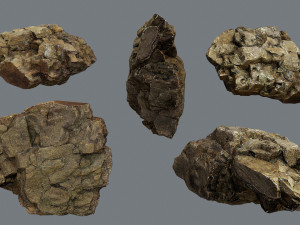 Cave rocks 3D-Modell