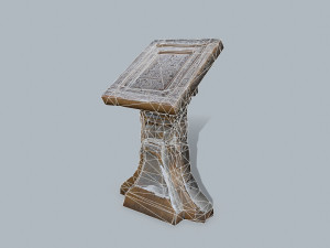 Lectern 3D मॉडल