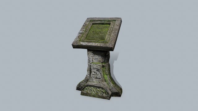 Lectern 3D-Modell .c4d .max .obj .3ds .fbx .stl .blend 