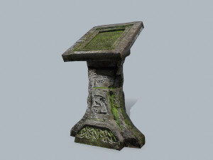 Lectern 3D-Modell