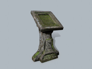 Lectern 3D-Modell
