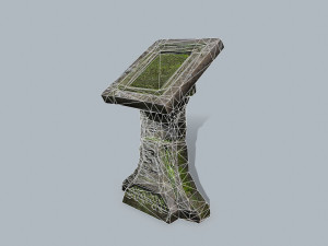Lectern 3D-Modell