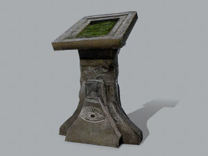 Lectern 3D Model