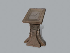Lectern 3D मॉडल