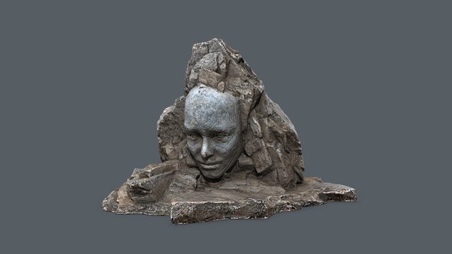 Mountain face Modelo 3D .c4d .max .obj .3ds .fbx .stl .blend 