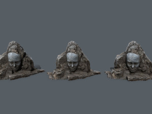 Mountain face Modelo 3D