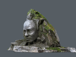 Mountain face Modèle 3D