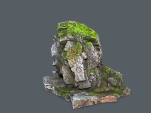 Mountain face Modèle 3D