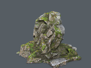 Mountain face Modèle 3D