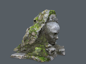 Mountain face Modèle 3D