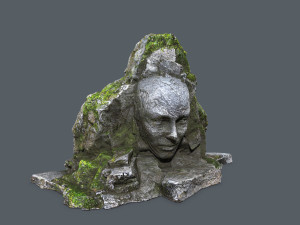 Mountain face Modèle 3D
