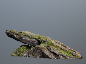 Mossy rocks 3D Model