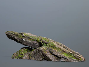 Mossy rocks 3D Model