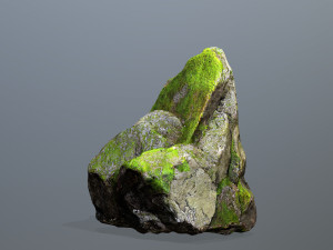 Mossy rocks 3D Model