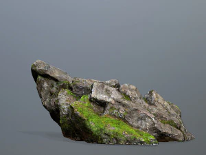 Mossy rocks 3D Model