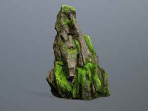 Mossy rocks 3D Model