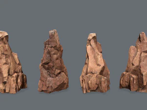 Desert rocks 3D Model