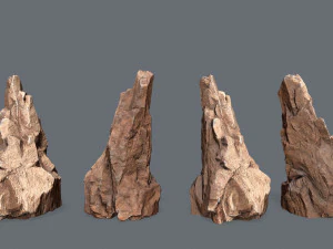 Desert rocks 3D Model
