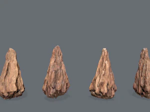 Desert rocks 3D Model