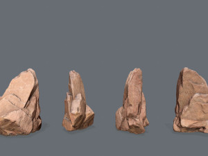 Desert rocks Modelo 3D