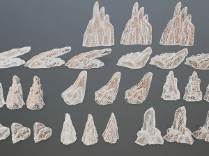 Desert rocks 3D Model