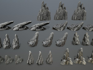 Cliff rocks Modelo 3D