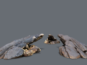 Cliff rocks 3D 模型