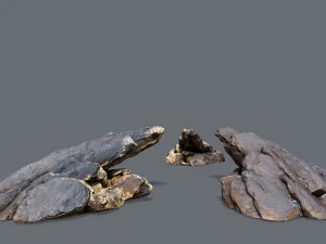 Cliff rocks 3D Model